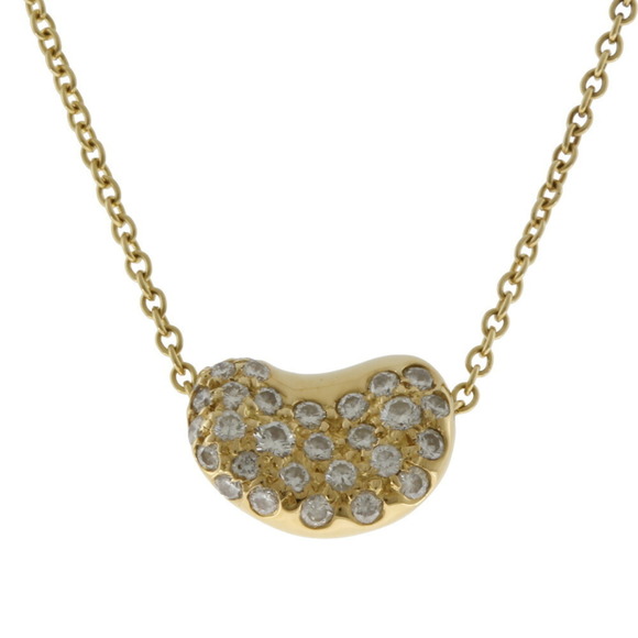 Tiffany & Co. Jewelry Tiffany Tiffanyco Bean Necklace 8k Gold K18